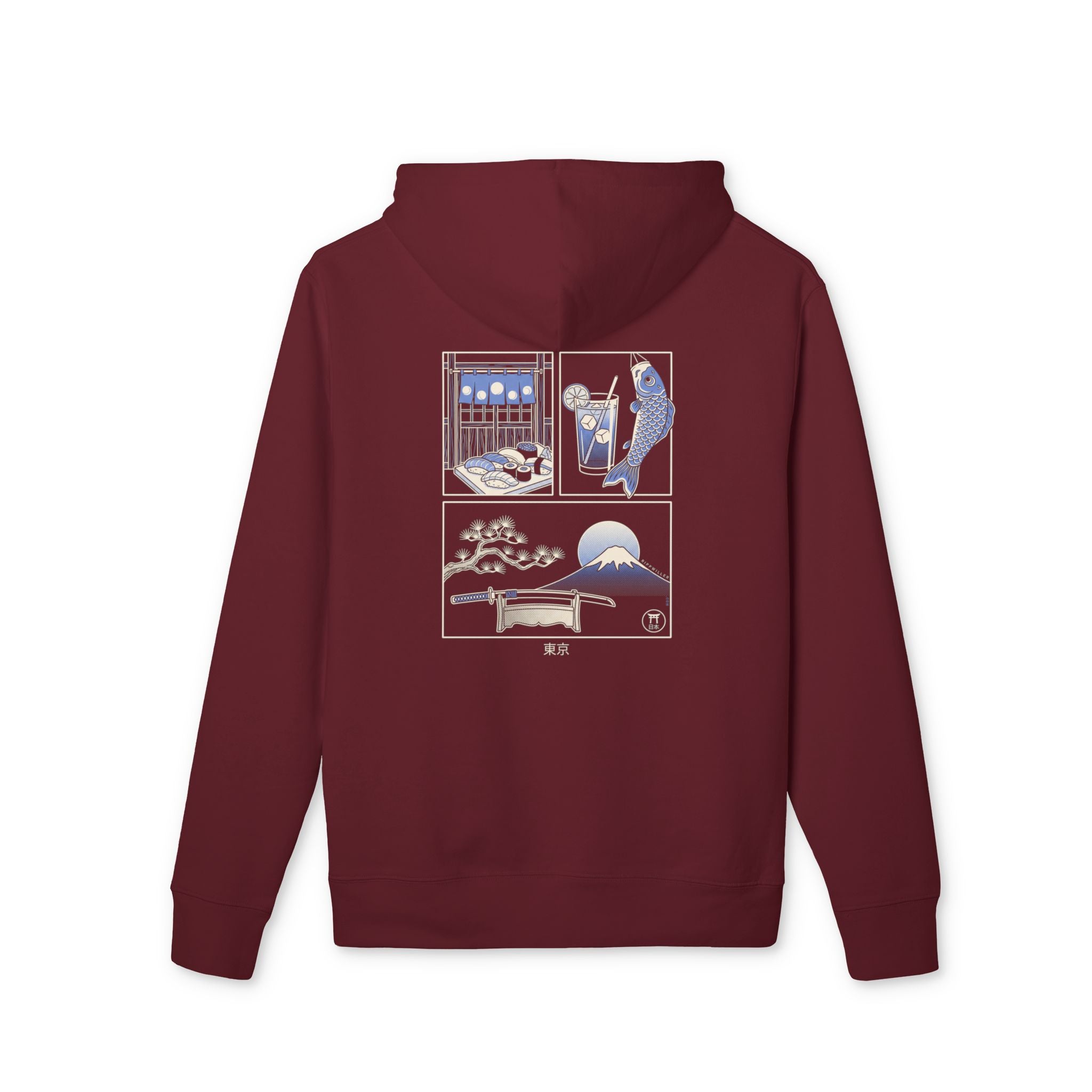 Rippwiller Tokyo Panels Night Hoodie