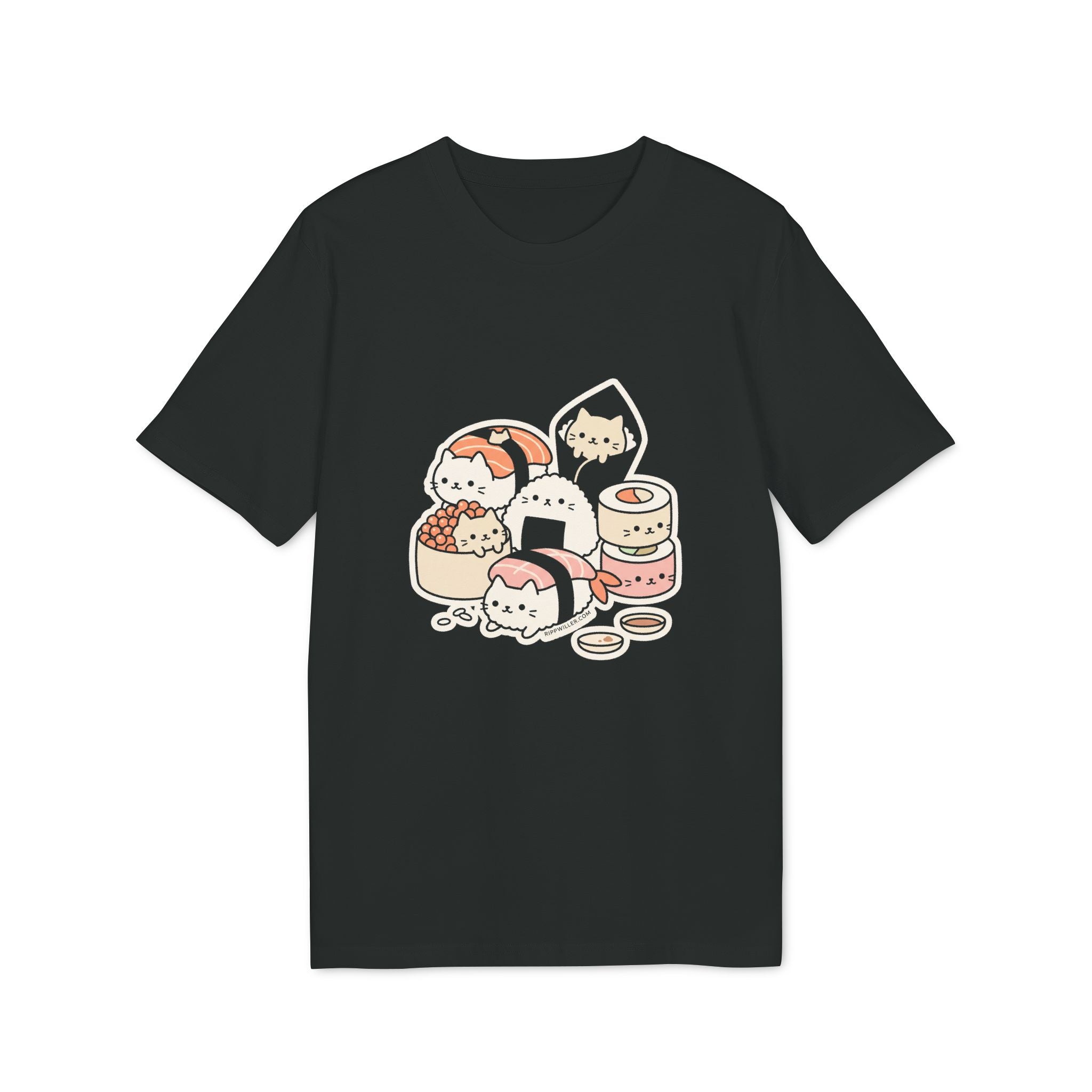 Rippwiller Sushi Cats Night Tee