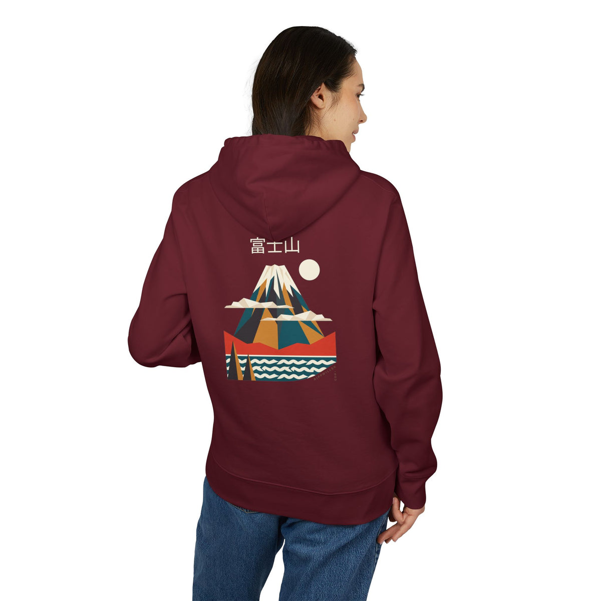 Rippwiller Fuji Poster Night Hoodie