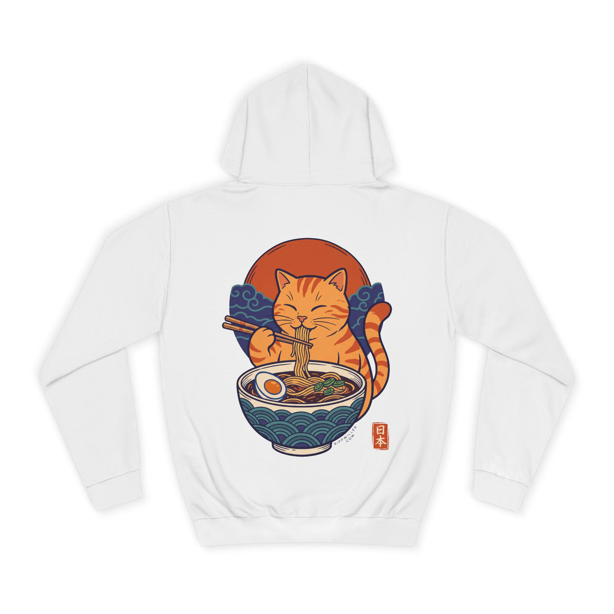 Rippwiller Ramen Cat Hoodie