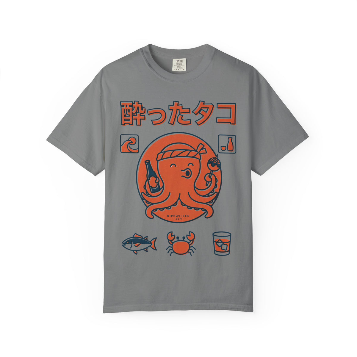 T-shirt Rippwiller Drunken Octopus
