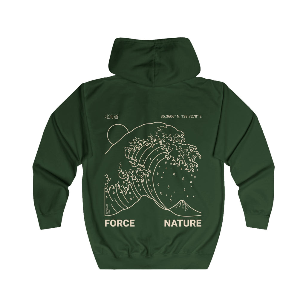 Rippwiller Hokkaido Wave Night Zip Hoodie