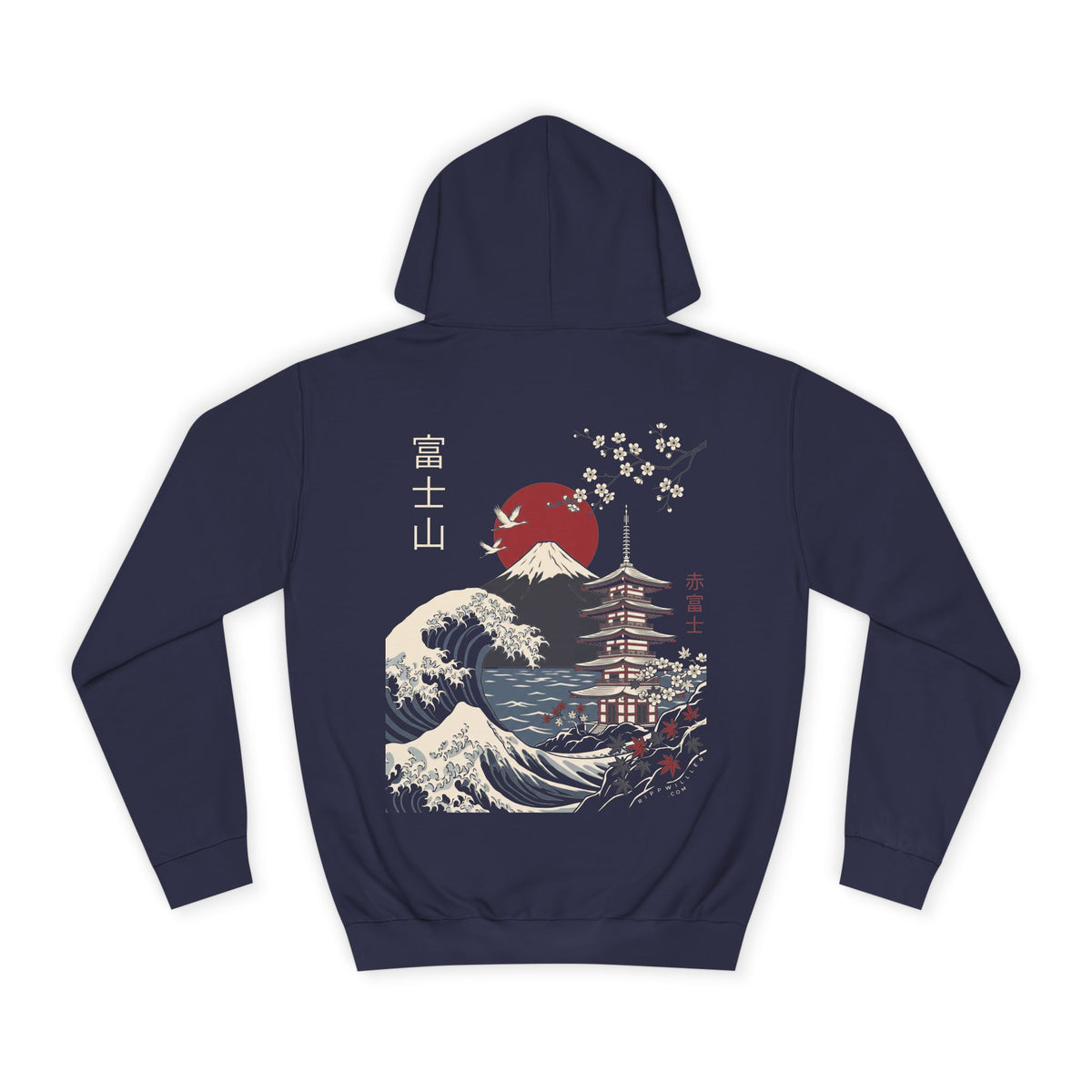 Rippwiller Red Fuji Night Hoodie