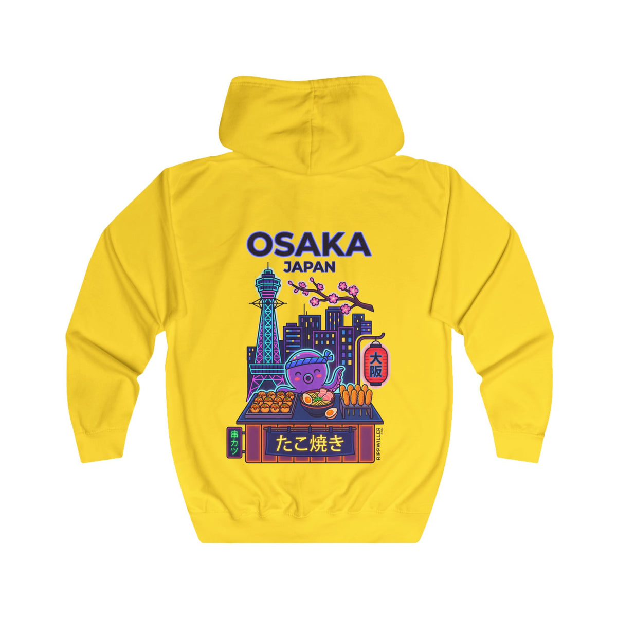 Rippwiller Osaka Night Market Zip Hoodie