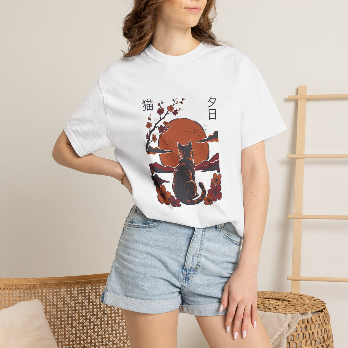 T-shirt Rippwiller Evening Cat