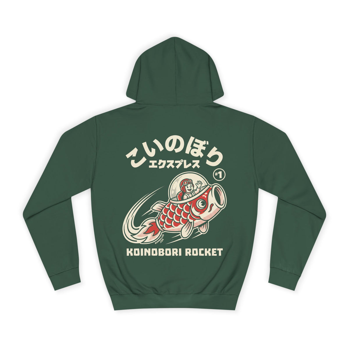 Rippwiller Koinobori Express Night Hoodie
