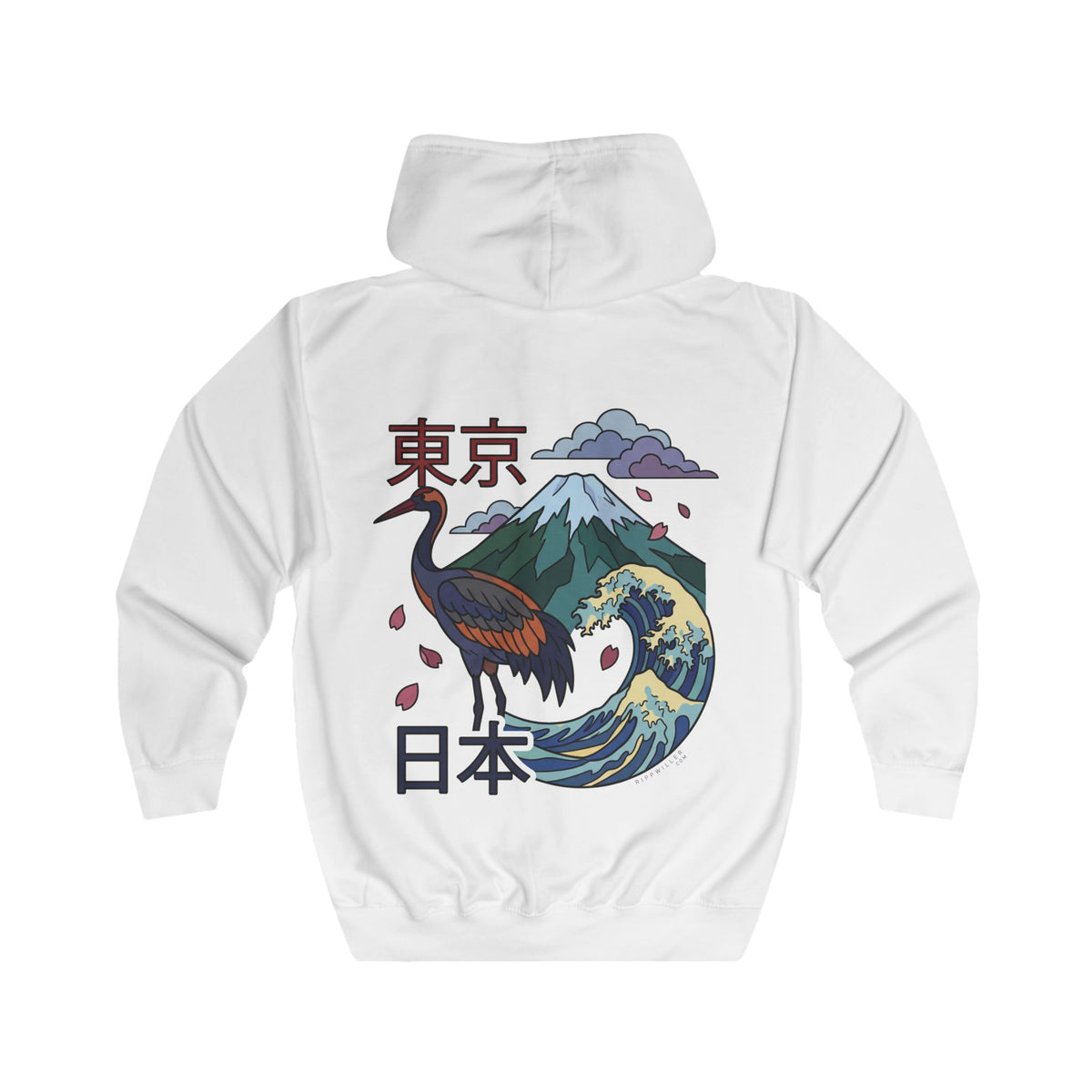 Rippwiller Tokyo Crane Zip Hoodie