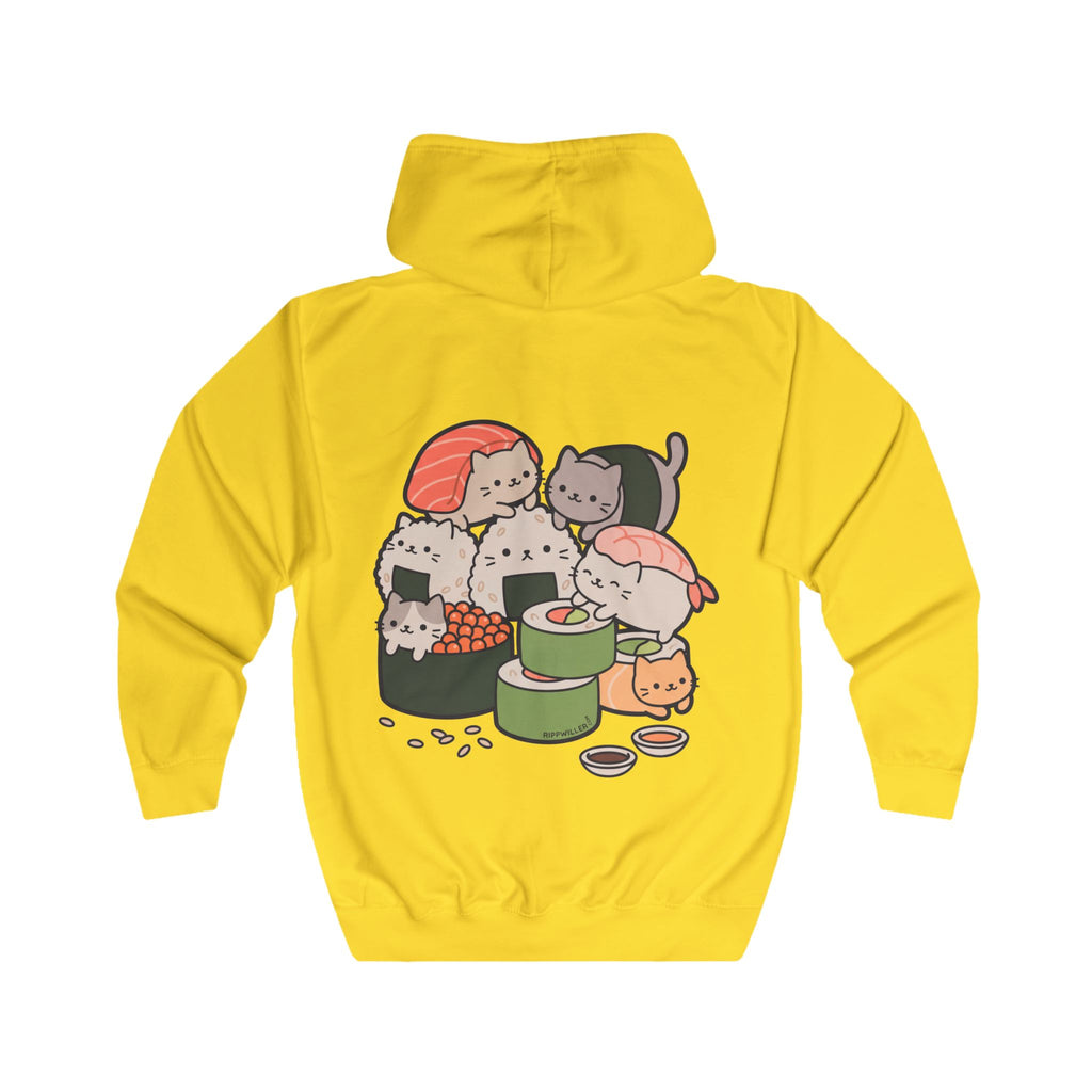 Rippwiller Sushi Cats Zip Hoodie