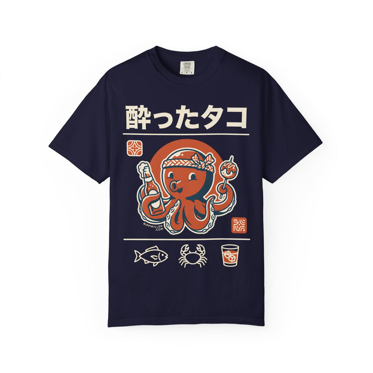 T-shirt Rippwiller Drunken Octopus Night
