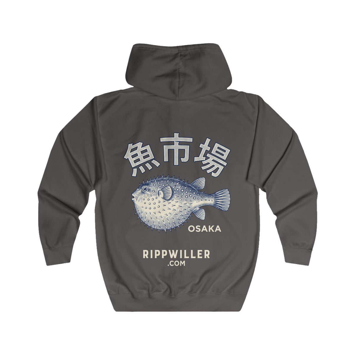 Rippwiller Fugu Market Night Zip Hoodie