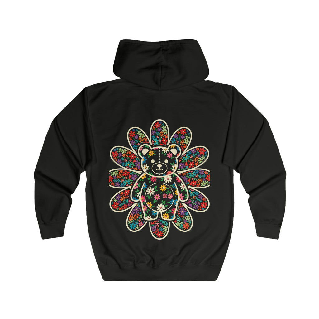 Rippwiller Flower Bear Night Zip Hoodie