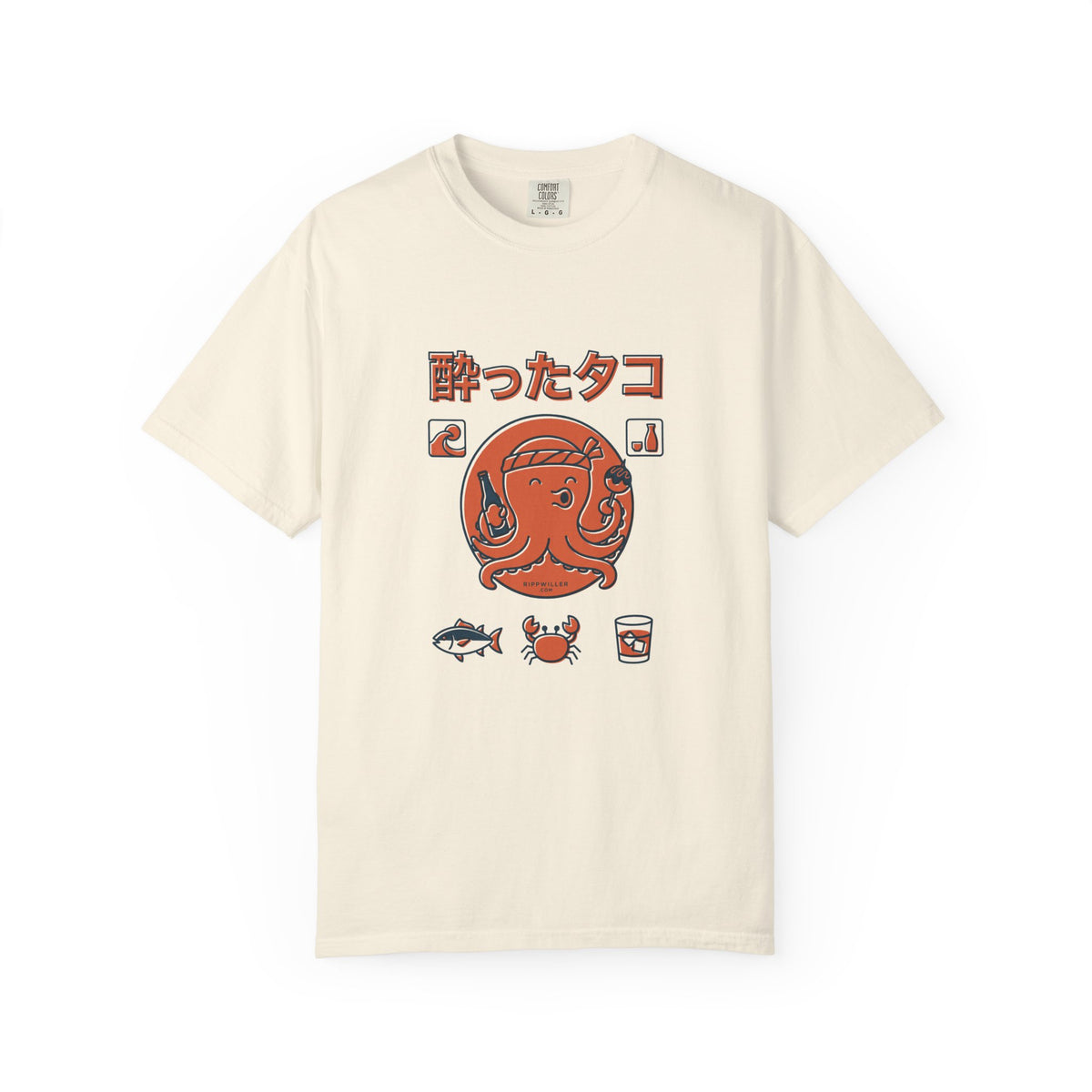 T-shirt Rippwiller Drunken Octopus