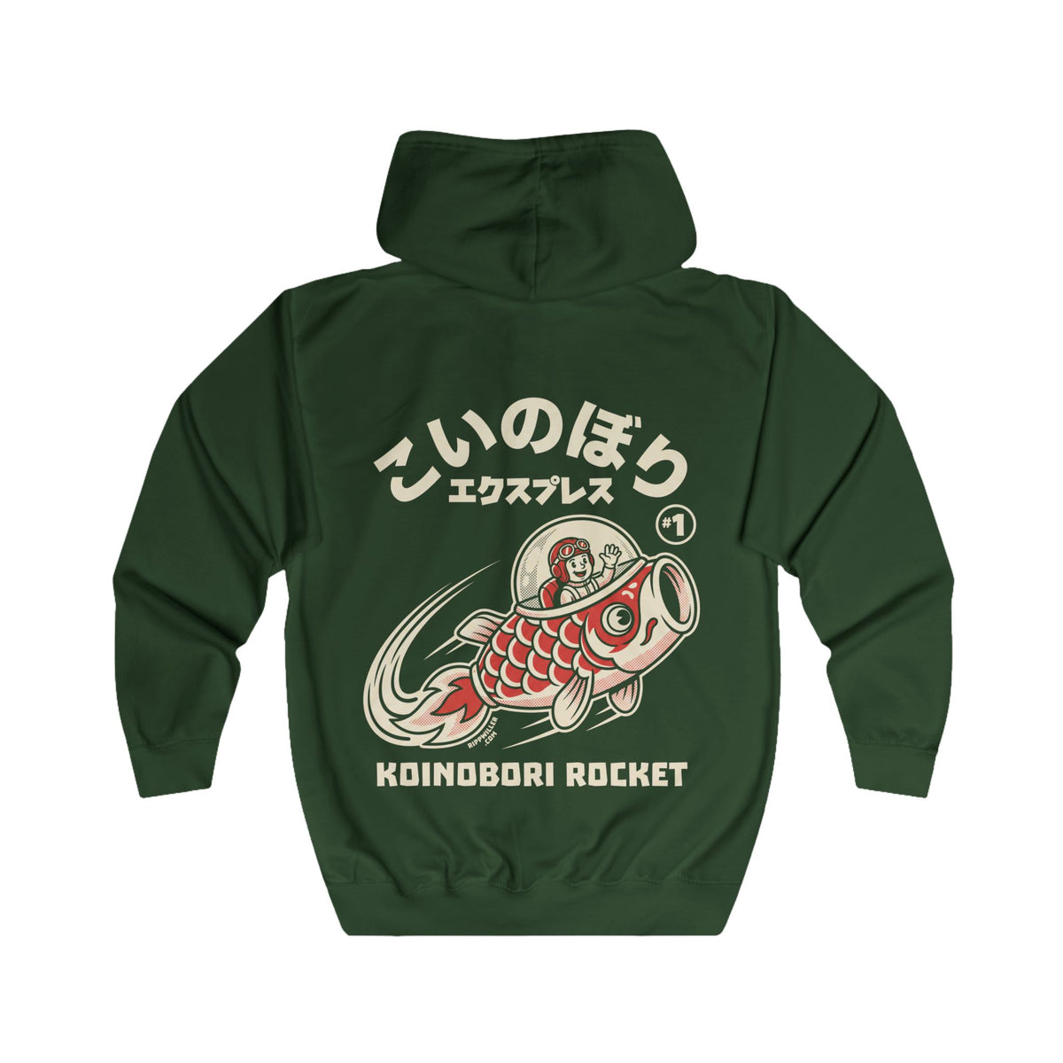 Rippwiller Koinobori Express Night Zip Hoodie