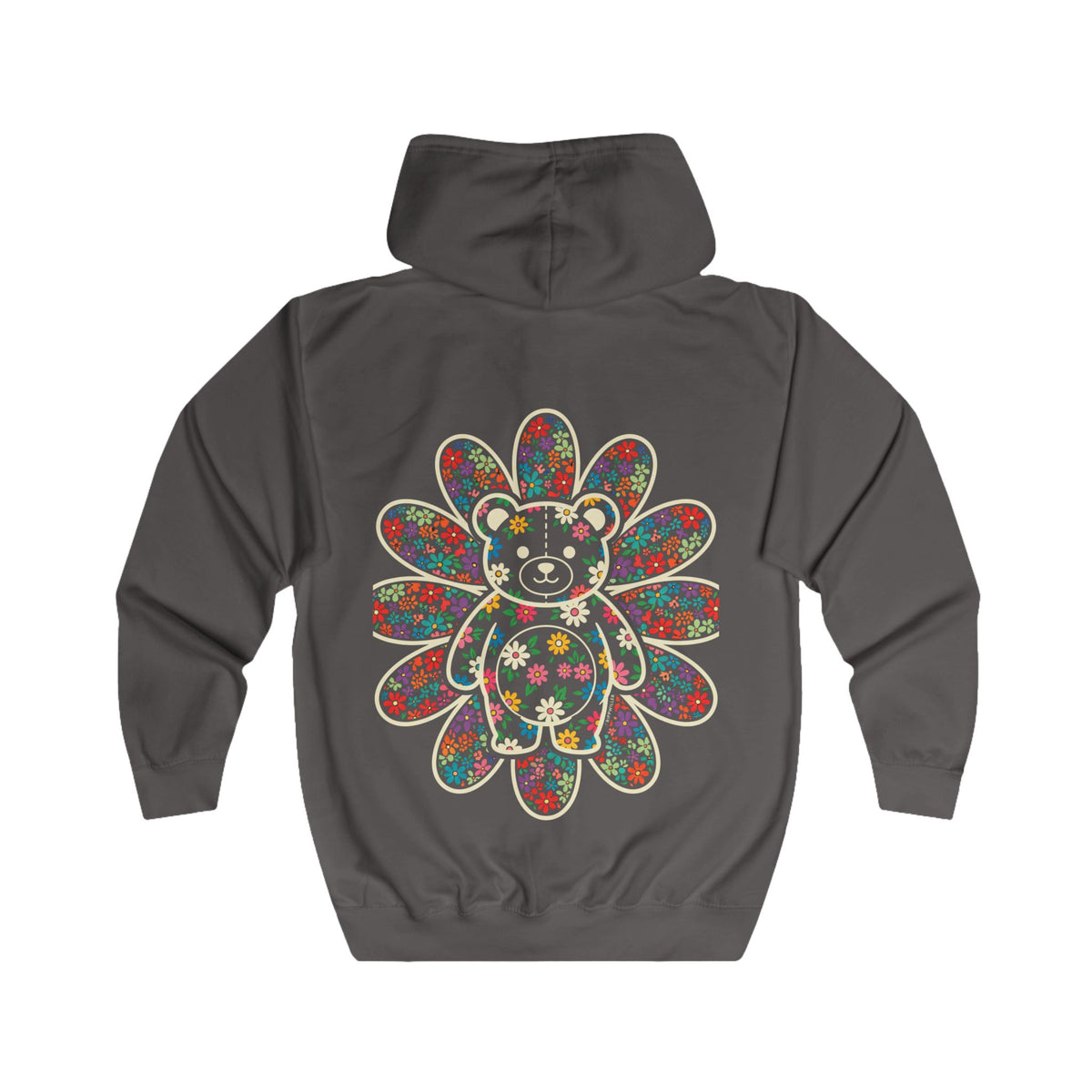 Rippwiller Flower Bear Night Zip Hoodie