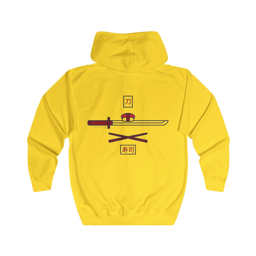 Rippwiller Swords and Sushi Zip Hoodie