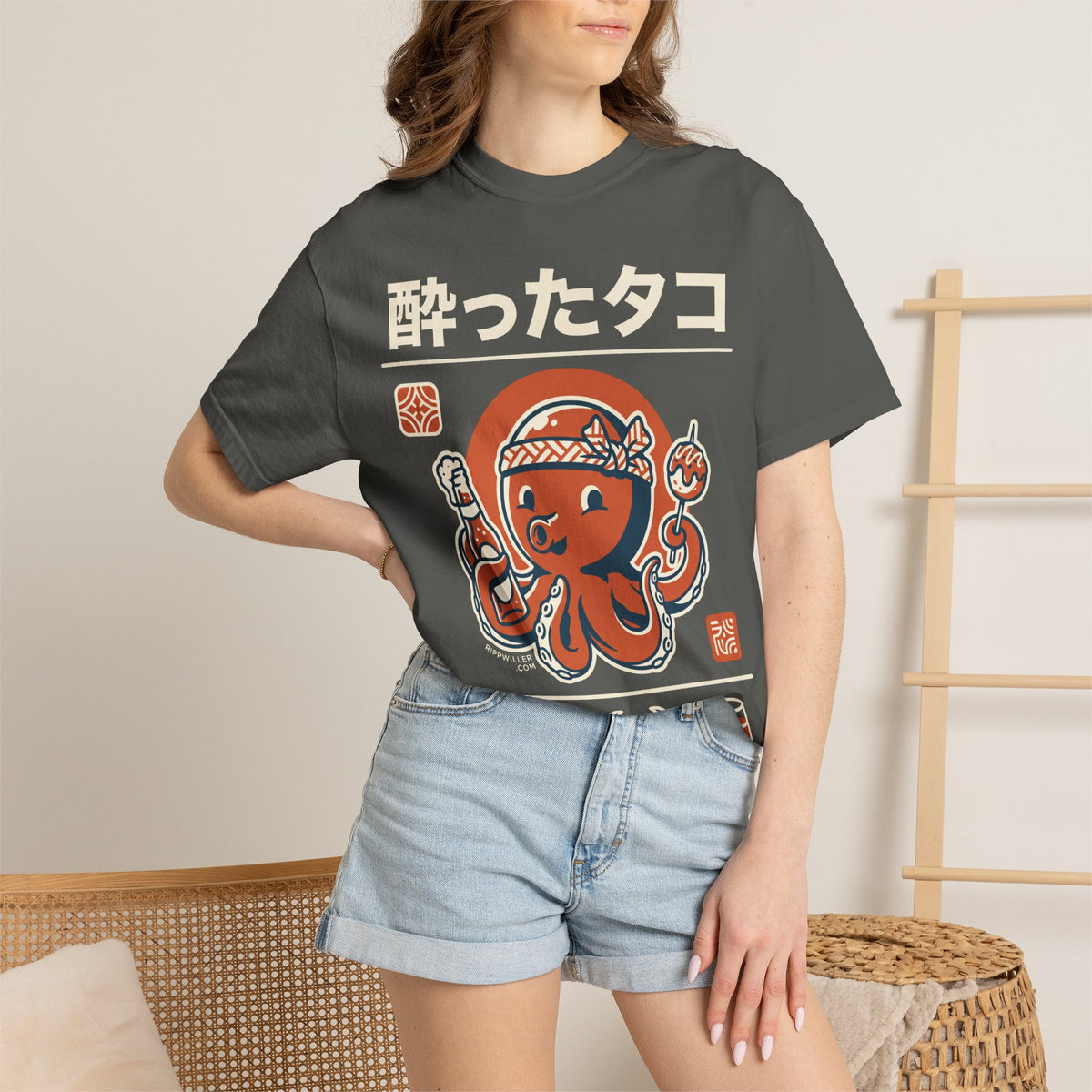 T-shirt Rippwiller Drunken Octopus Night
