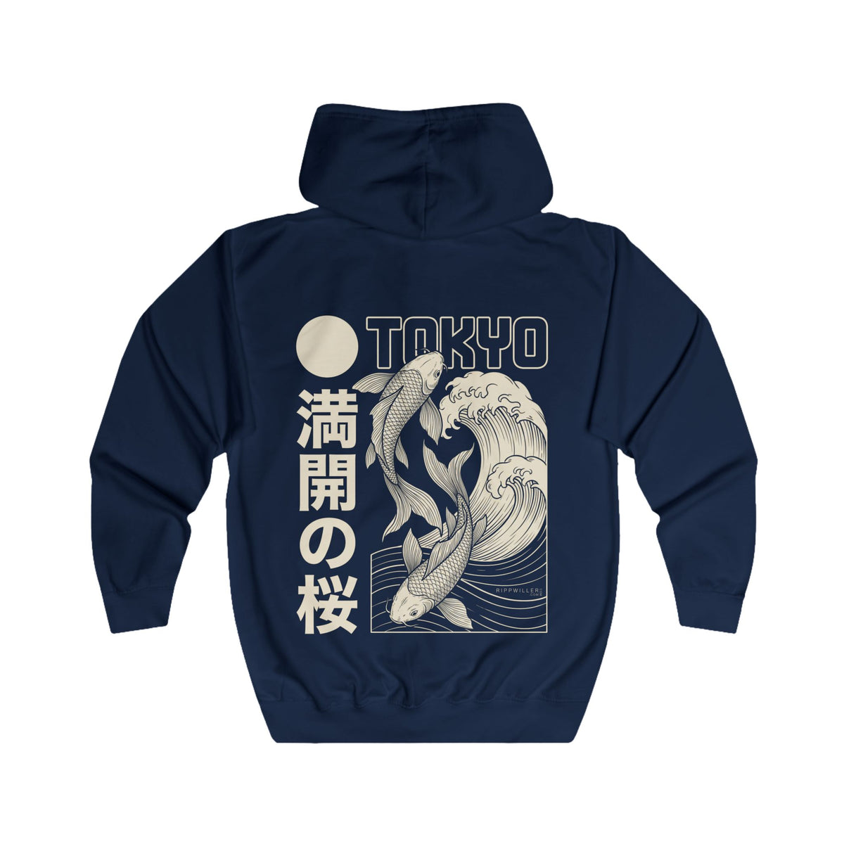 Rippwiller Koi Tradition Night Zip Hoodie