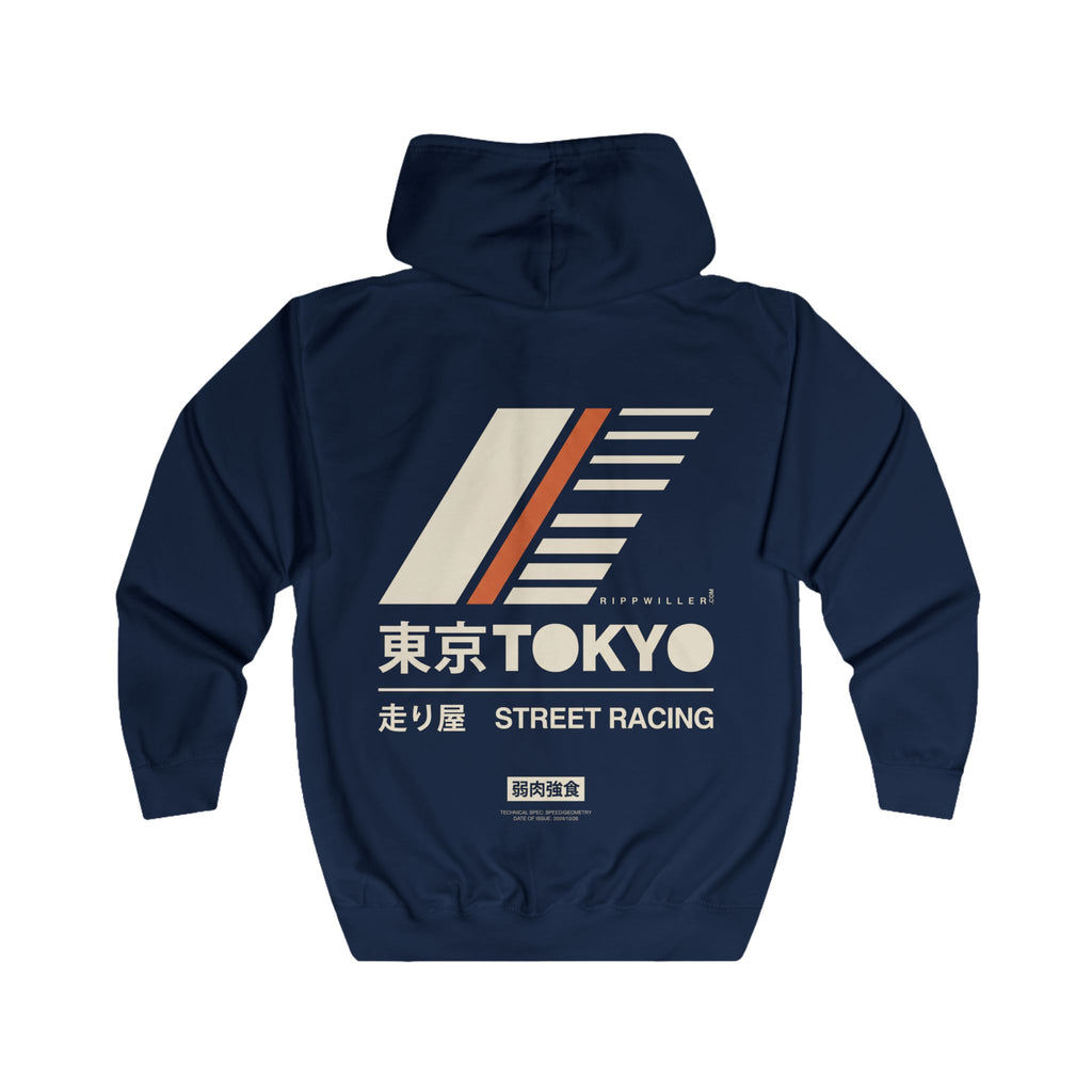 Rippwiller Street Racing Night Zip Hoodie