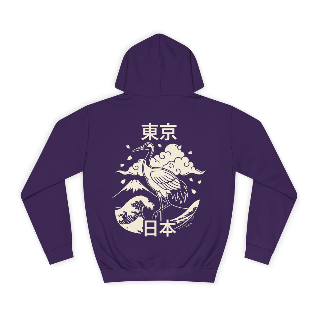 Rippwiller Tokyo Crane Night Hoodie