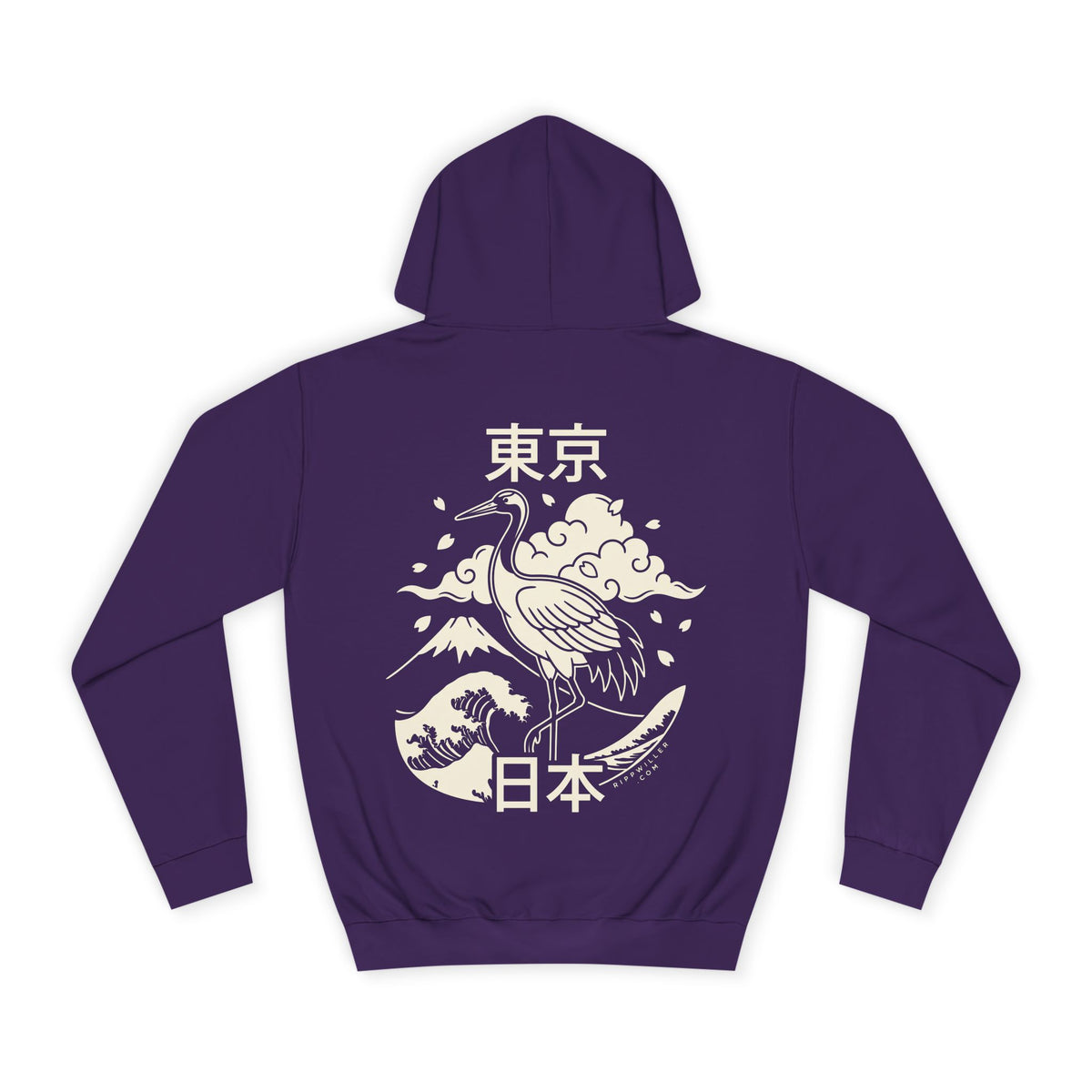Rippwiller Tokyo Crane Night Hoodie