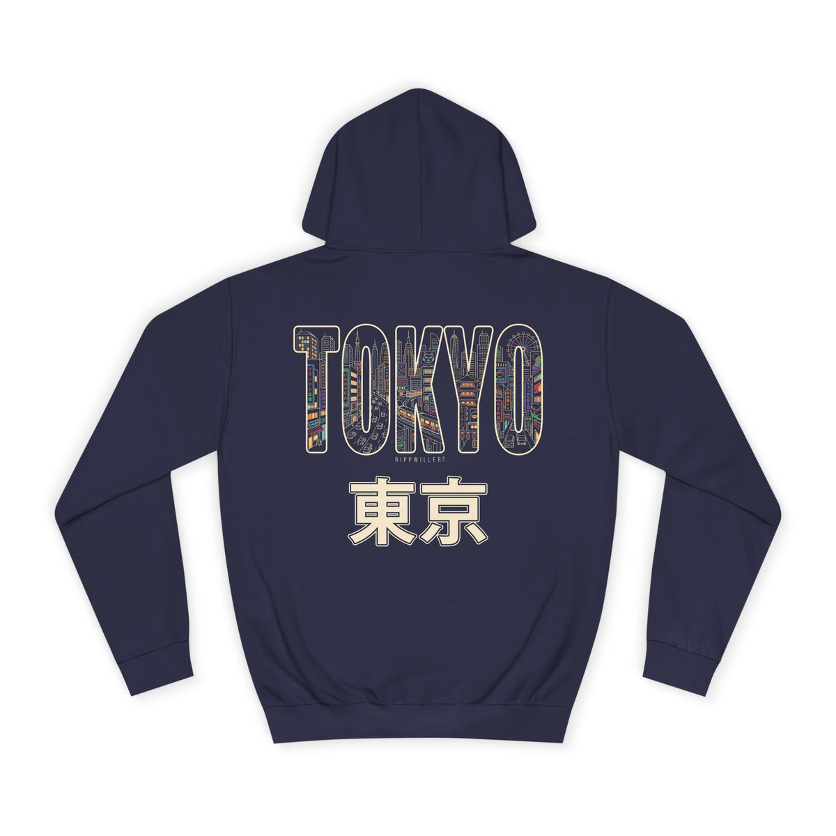 Rippwiller Tokyo Skyline Night Hoodie