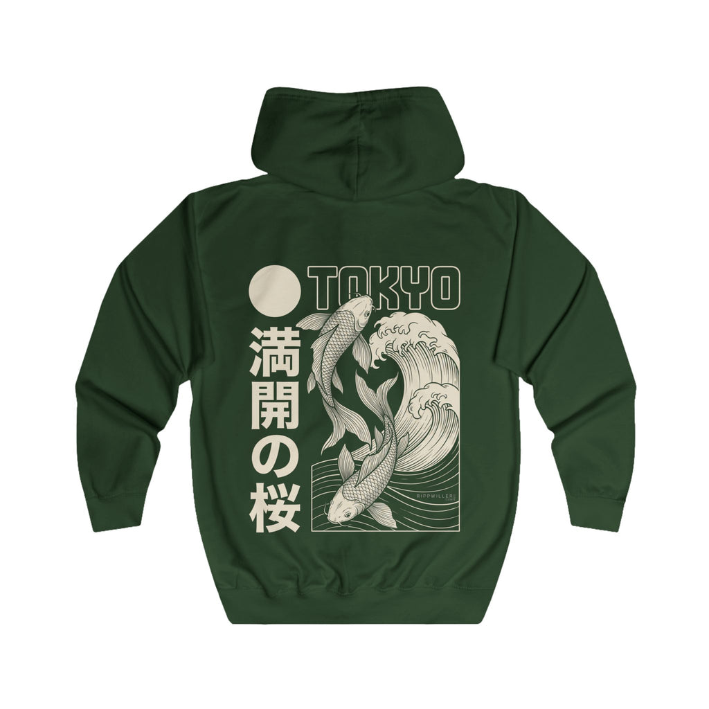 Rippwiller Koi Tradition Night Zip Hoodie