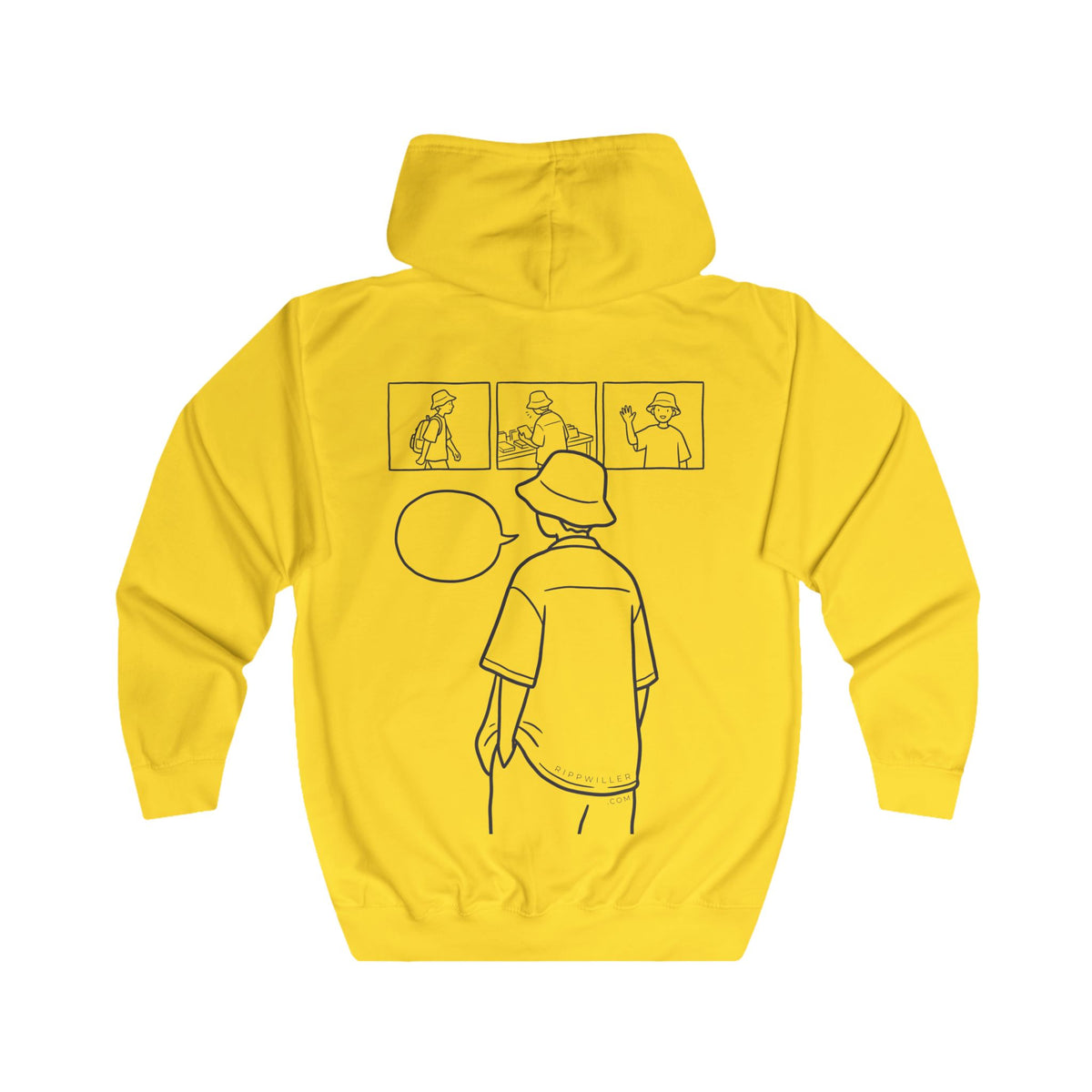 Rippwiller Bucket Kid Zip Hoodie