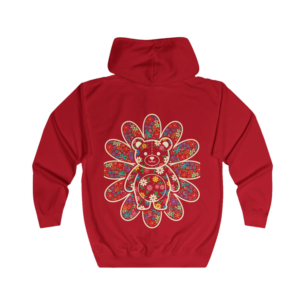 Rippwiller Flower Bear Night Zip Hoodie