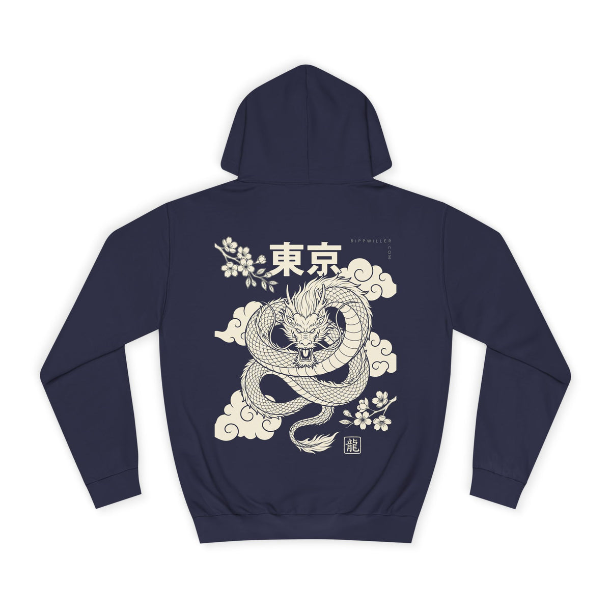 Rippwiller Green Dragon Night Hoodie