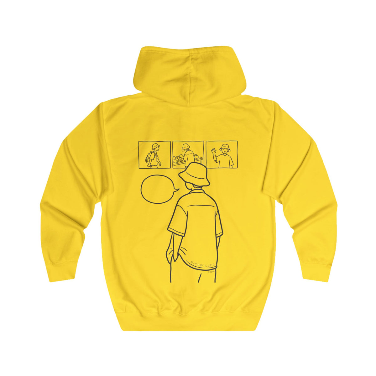Rippwiller Bucket Kid Zip Hoodie