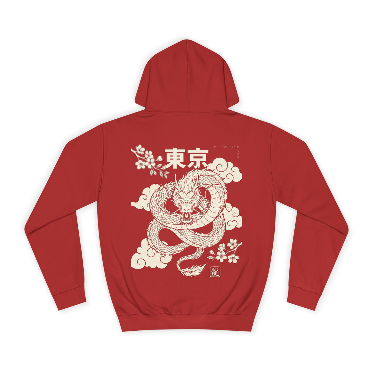 Rippwiller Green Dragon Night Hoodie