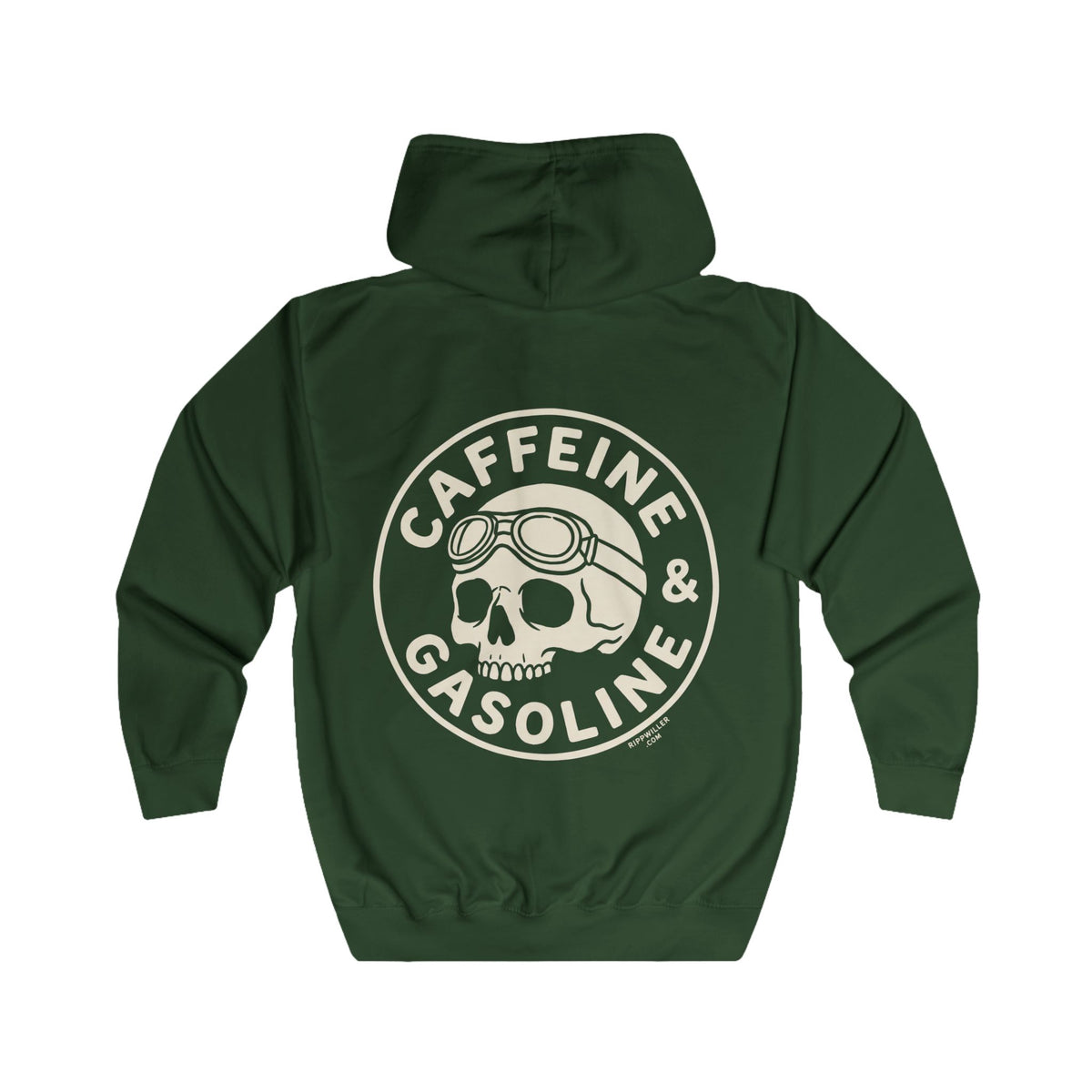 Rippwiller Caffeine and Gasoline Night Zip Hoodie