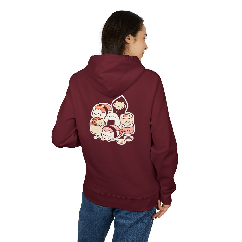 Rippwiller Sushi Cats Night Hoodie