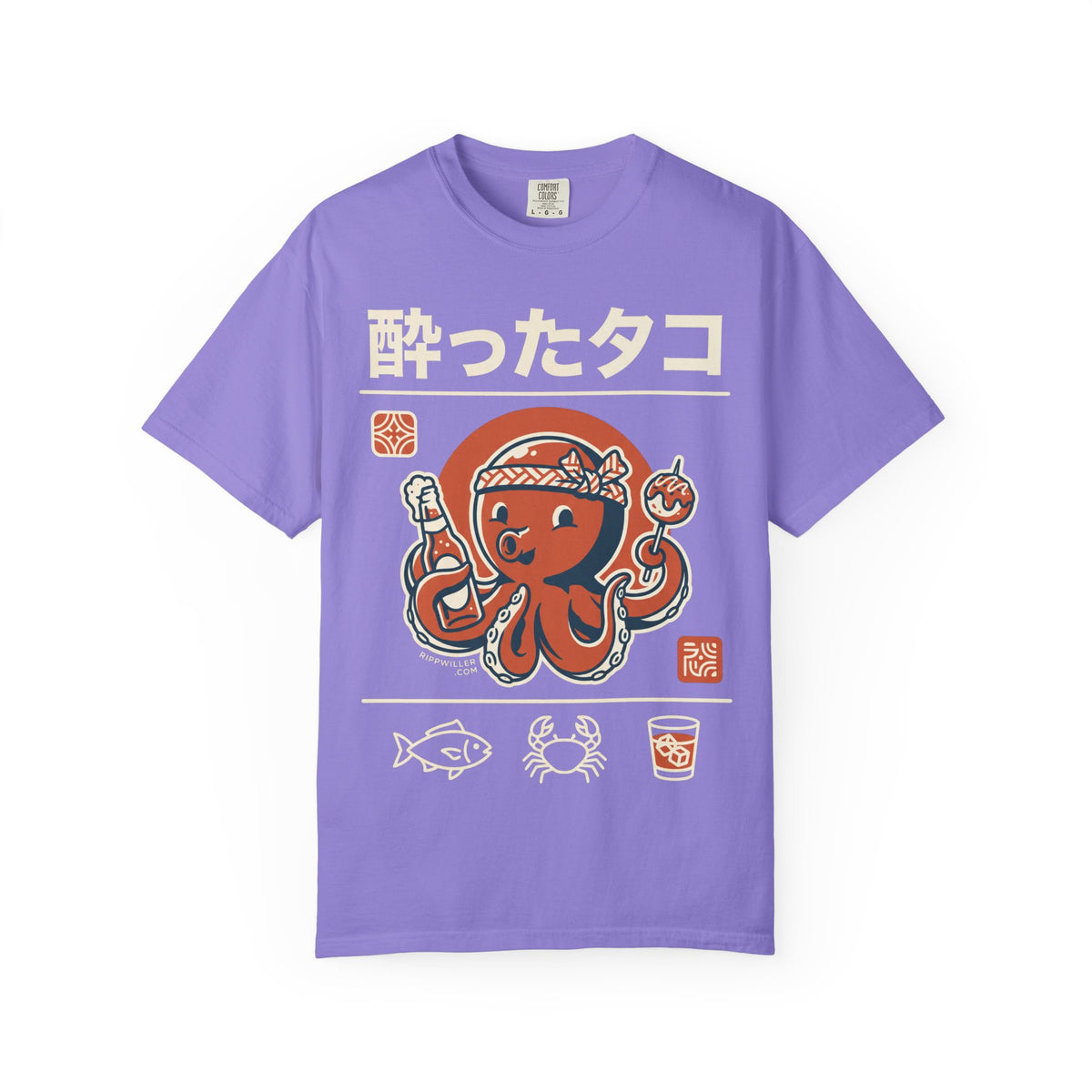 T-shirt Rippwiller Drunken Octopus Night