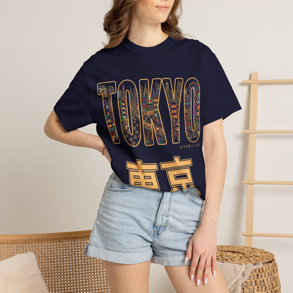 Rippwiller Tokyo Skyline Night Tee