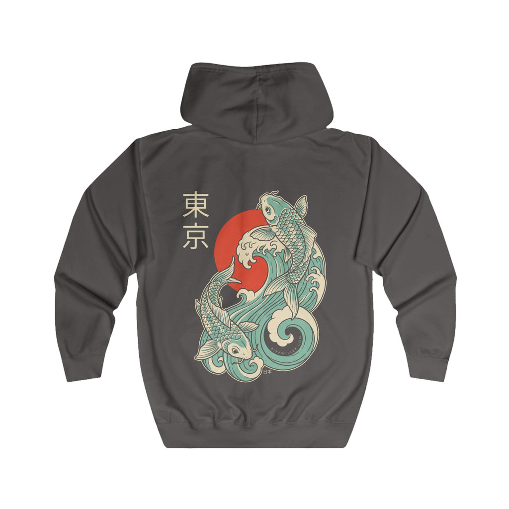 Rippwiller Tokyo Koi Night Zip Hoodie