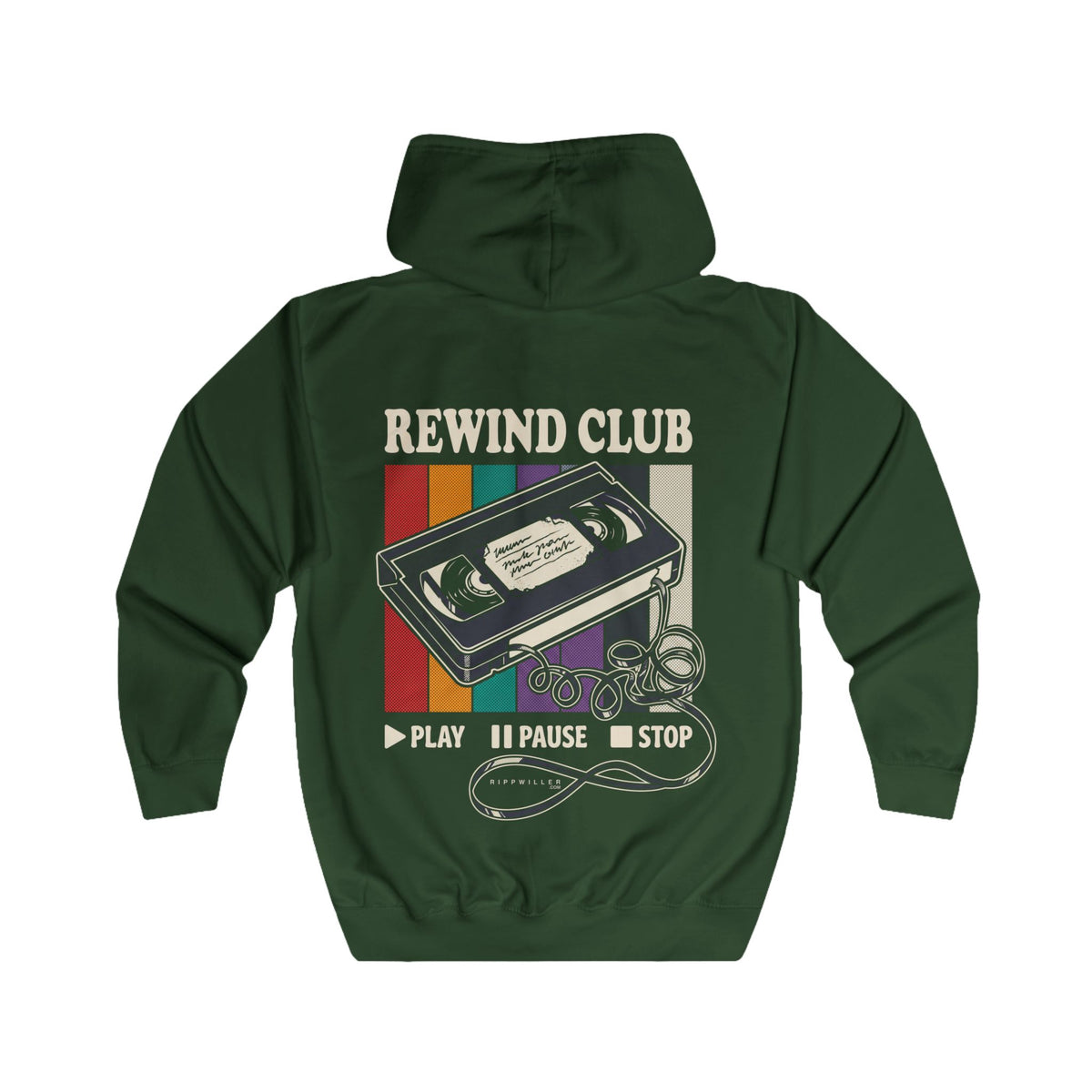 Rippwiller Mixtape Night Zip Hoodie