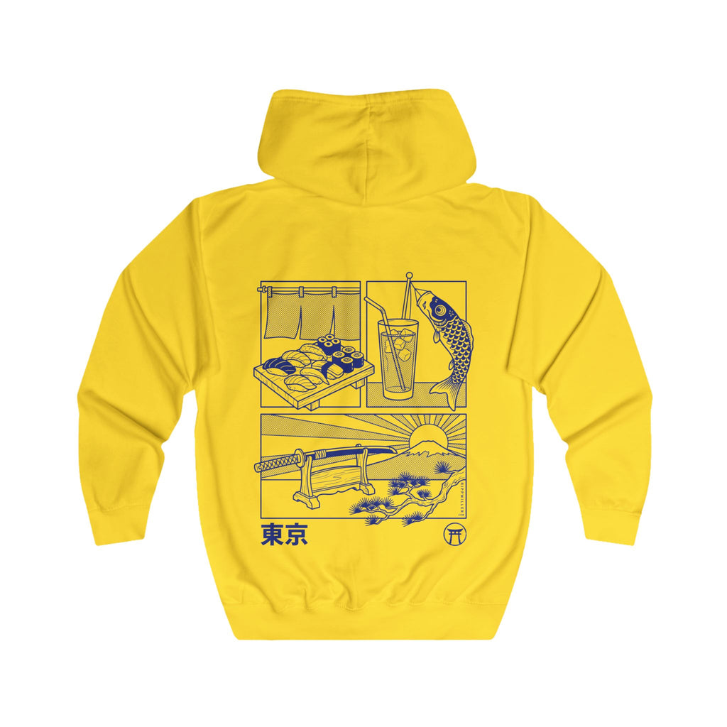 Rippwiller Tokyo Panels Zip Hoodie