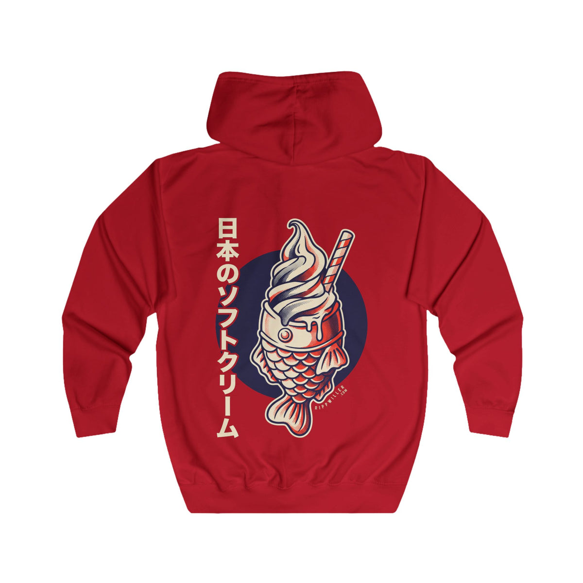 Rippwiller Taiyaki Night Zip Hoodie