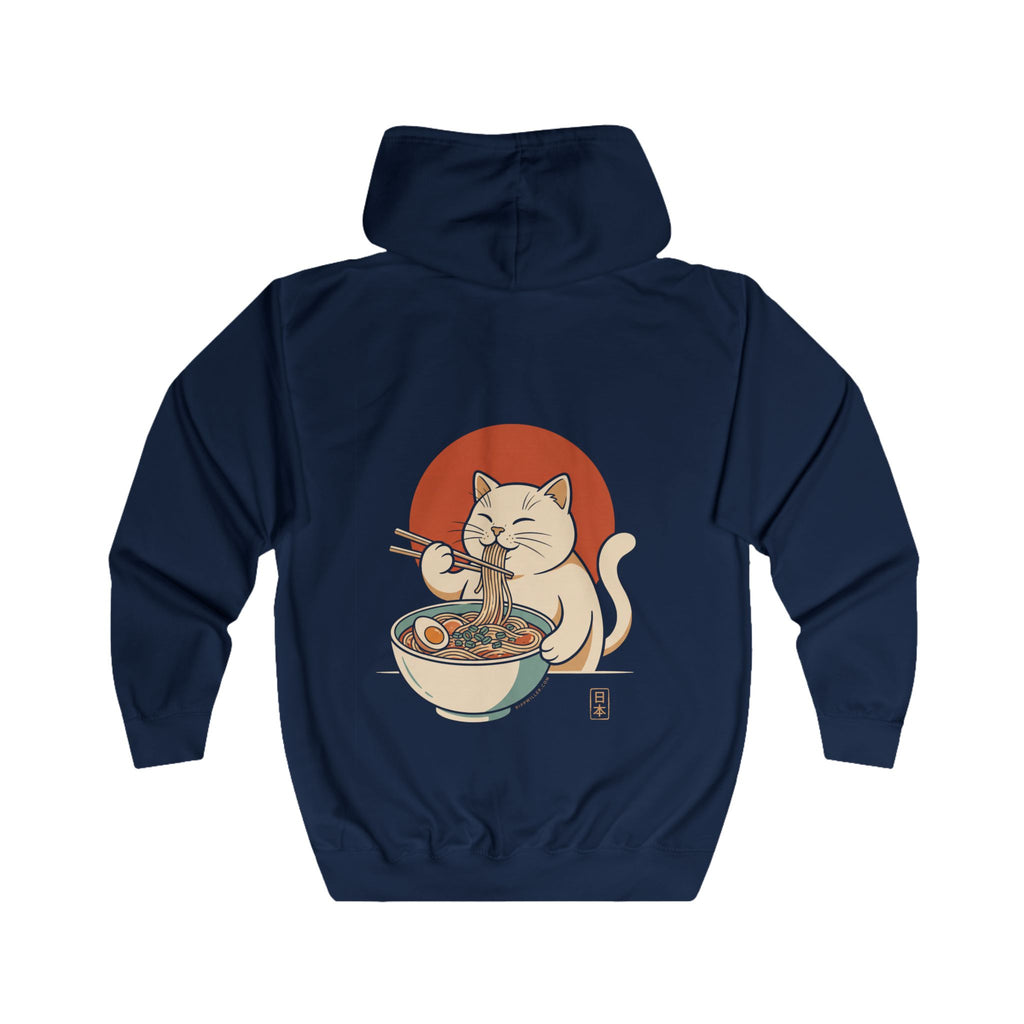 Rippwiller Ramen Cat Night Zip Hoodie