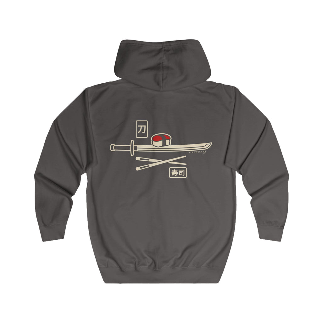 Rippwiller Swords and Sushi Night Zip Hoodie
