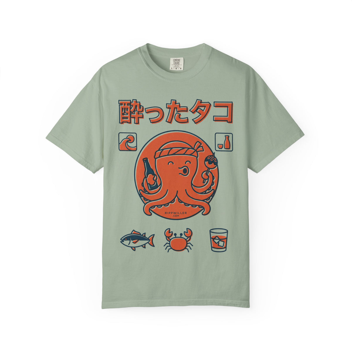 T-shirt Rippwiller Drunken Octopus