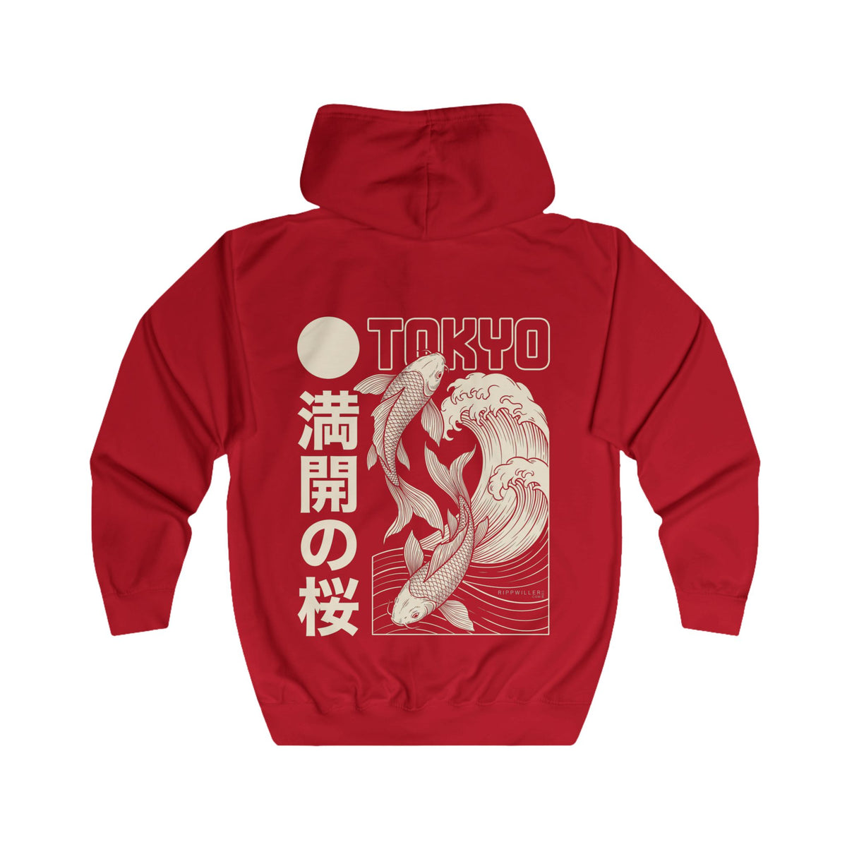 Rippwiller Koi Tradition Night Zip Hoodie