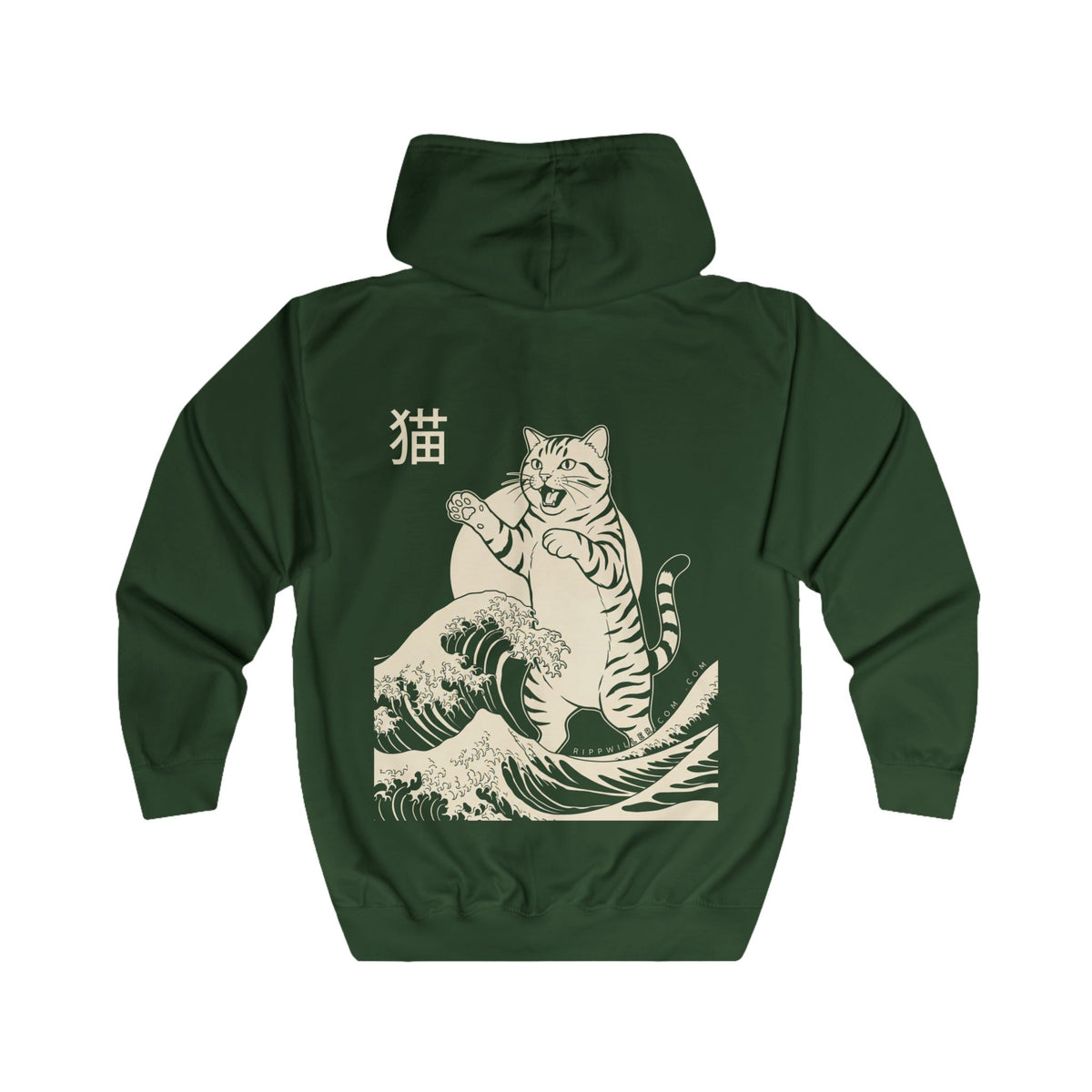 Rippwiller Kaiju Cat Night Zip Hoodie