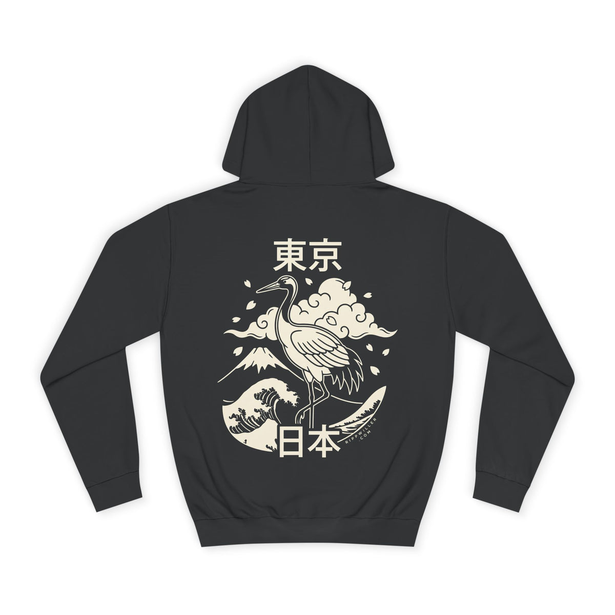 Rippwiller Tokyo Crane Night Hoodie