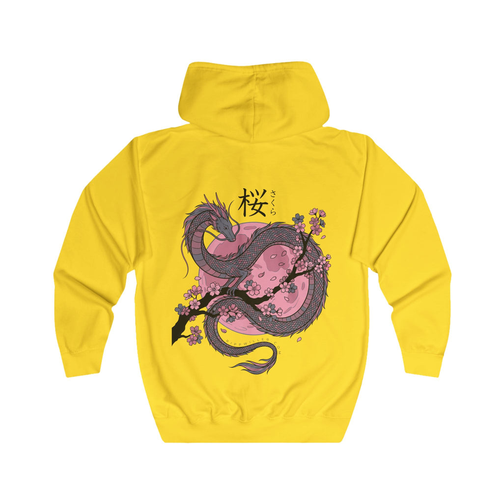 Rippwiller Moon Dragon Zip Hoodie