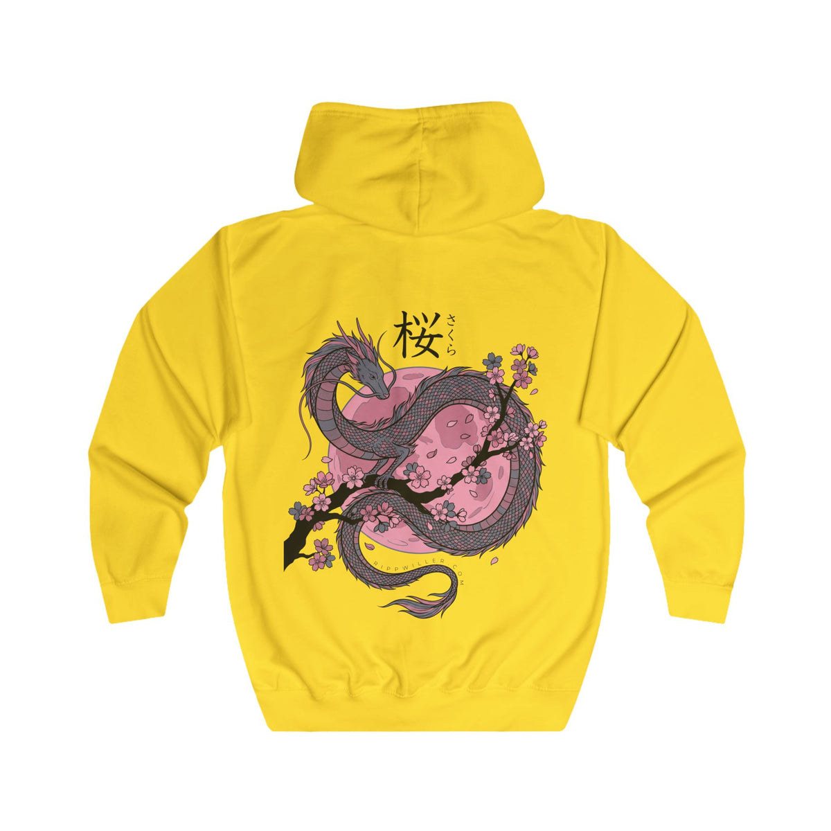 Rippwiller Moon Dragon Zip Hoodie