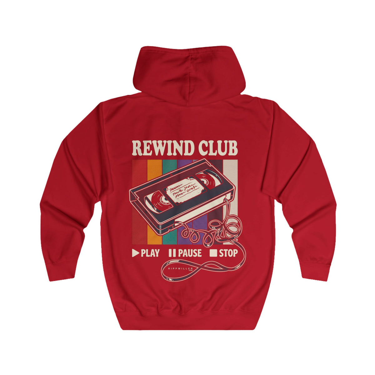 Rippwiller Mixtape Night Zip Hoodie