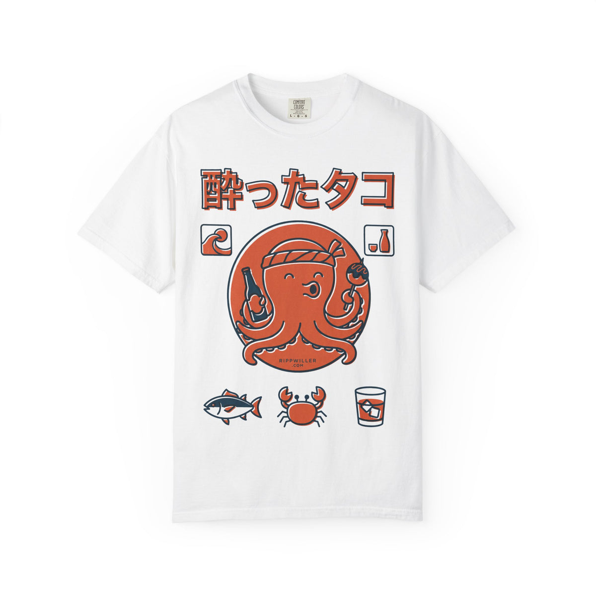 T-shirt Rippwiller Drunken Octopus