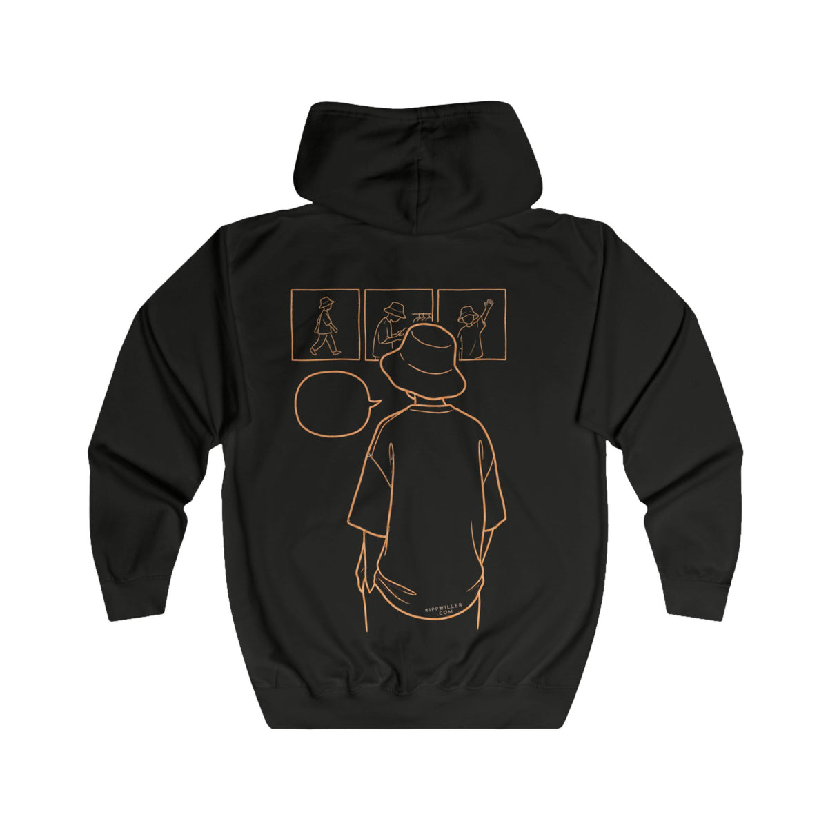 Rippwiller Bucket Kid Night Zip Hoodie